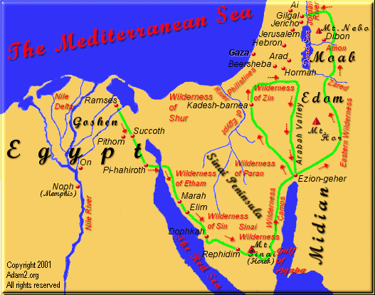 Hebrew's Exodus From Egypt